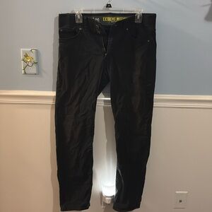 Mens lee jeans extreme motion 32x32 slim fit black